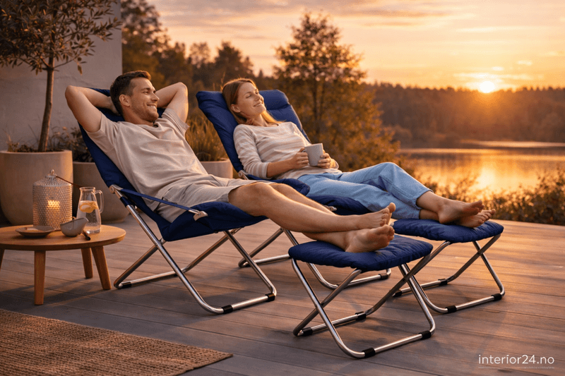 4 stk - Fiam Fiesta Soft solstol Navy, Blå