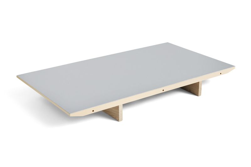 HAY CPH30 Extendable Leaf, ileggsplate 50 x 90 cm Grey Linoleum Grå