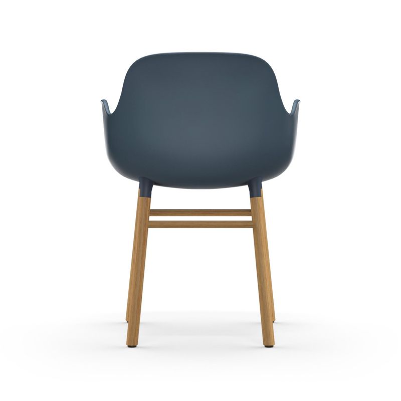 Normann Copenhagen Form Armchair oak Blue, Blå Eik spisestol