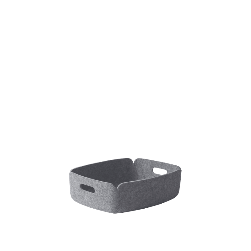 Muuto Tray Grey Melange, Grå Oppbevaringsbrett