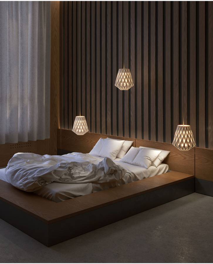Pilke Signature 28 pendant Lamp Birch, Bjørk Taklampe Pendel