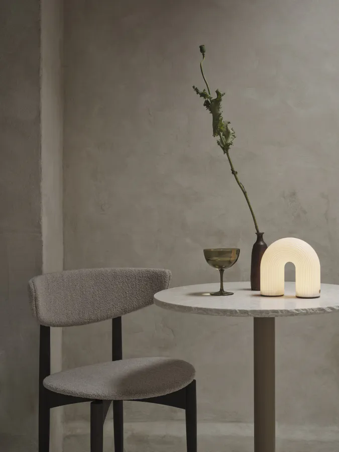 Ferm Living Vuelta Portable Lamp - White Hvit bordlampe