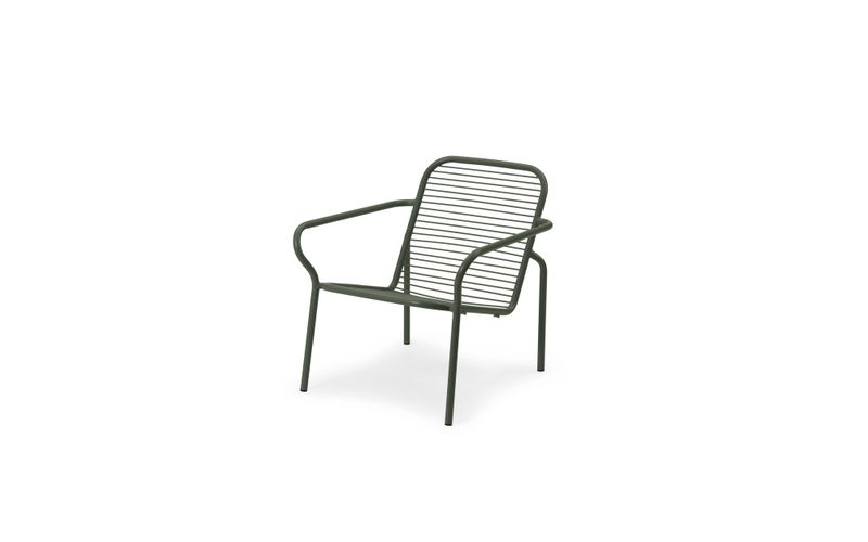 Normann Copenhagen Vig Lounge Chair Dark Green, Grønn Utestol
