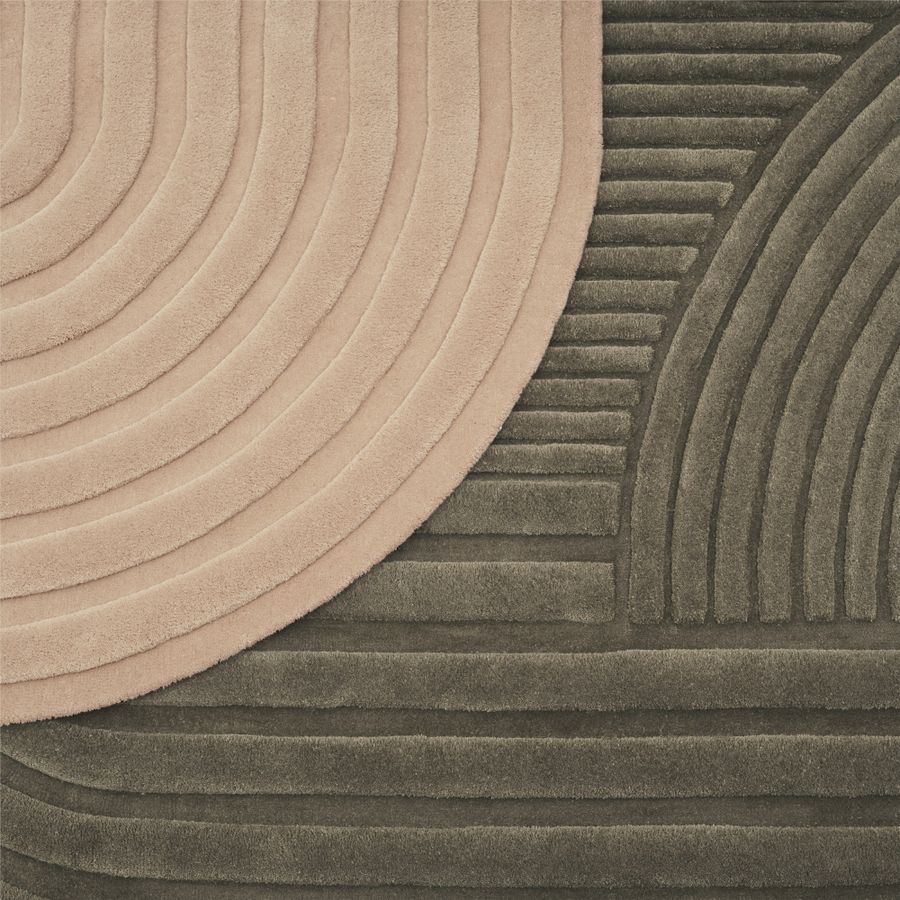 Muuto Relevo Rug 200 x 300 Light Rose teppe Lyserosa