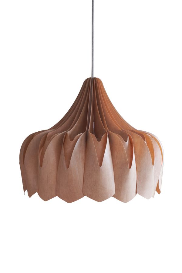 Pilke Pioni Large Ø 50 cm pendant Lamp Birch, Bjørk Taklampe