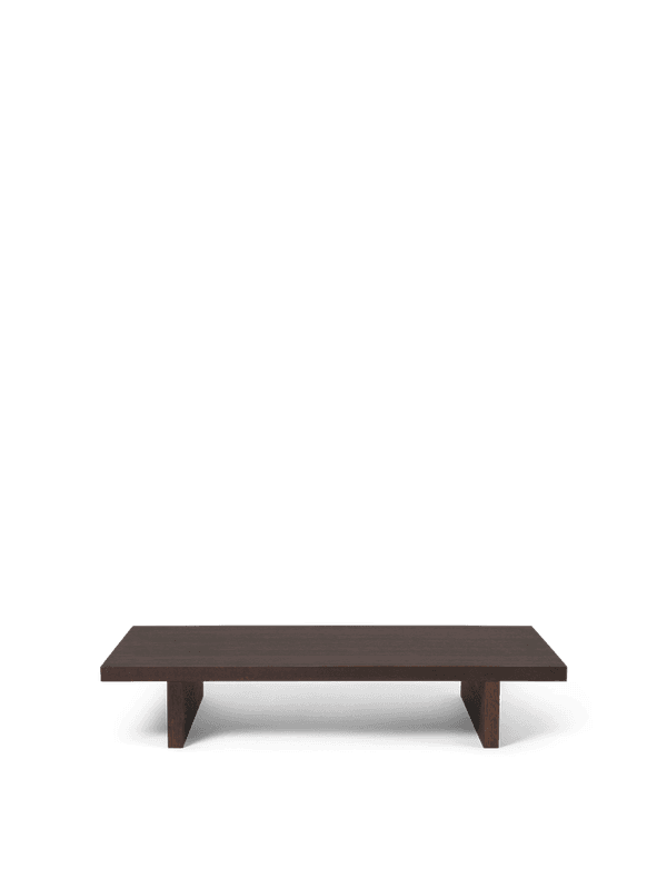 Ferm Living Kona Low Table - Dark Stained oak Brun Eik Sidebord