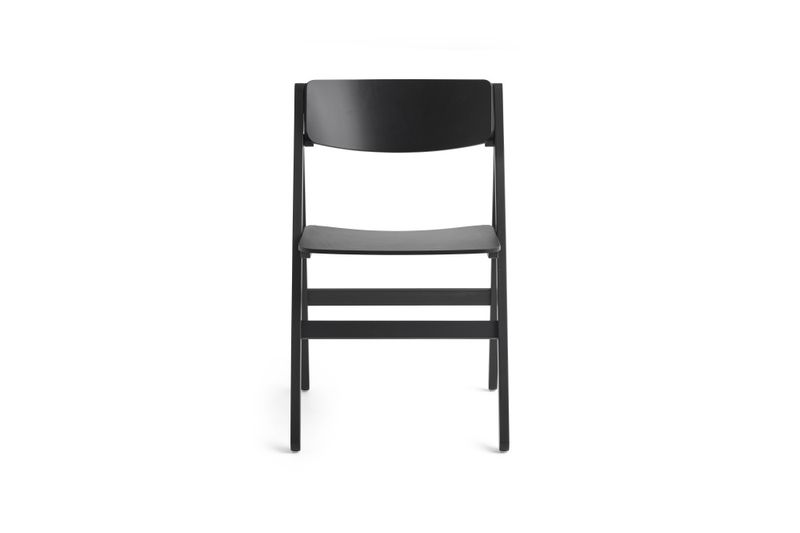 HAY Backflip Chair Anthracite semi-transparent lacquered beech spisestol stol bøk