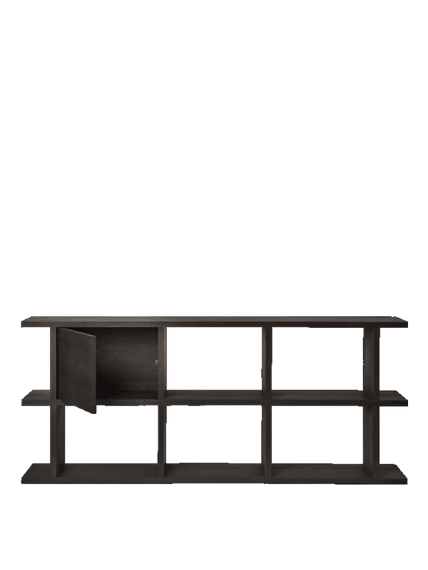 Ferm Living Kona Cabinet Insert - Dark Stained oak Skap innsats til Hylle Bokhylle Brun beiset eik