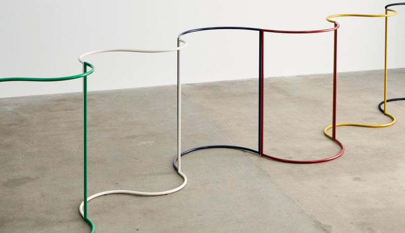 HAY Colour Rack S-shape Jungle Green, Grønn stumtjener romdeler