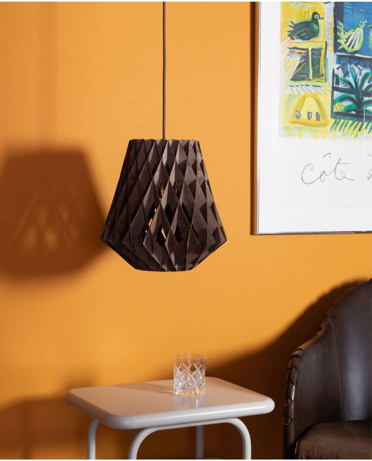 Pilke Signature 28 pendant Lamp Brown, Brun Taklampe Pendel