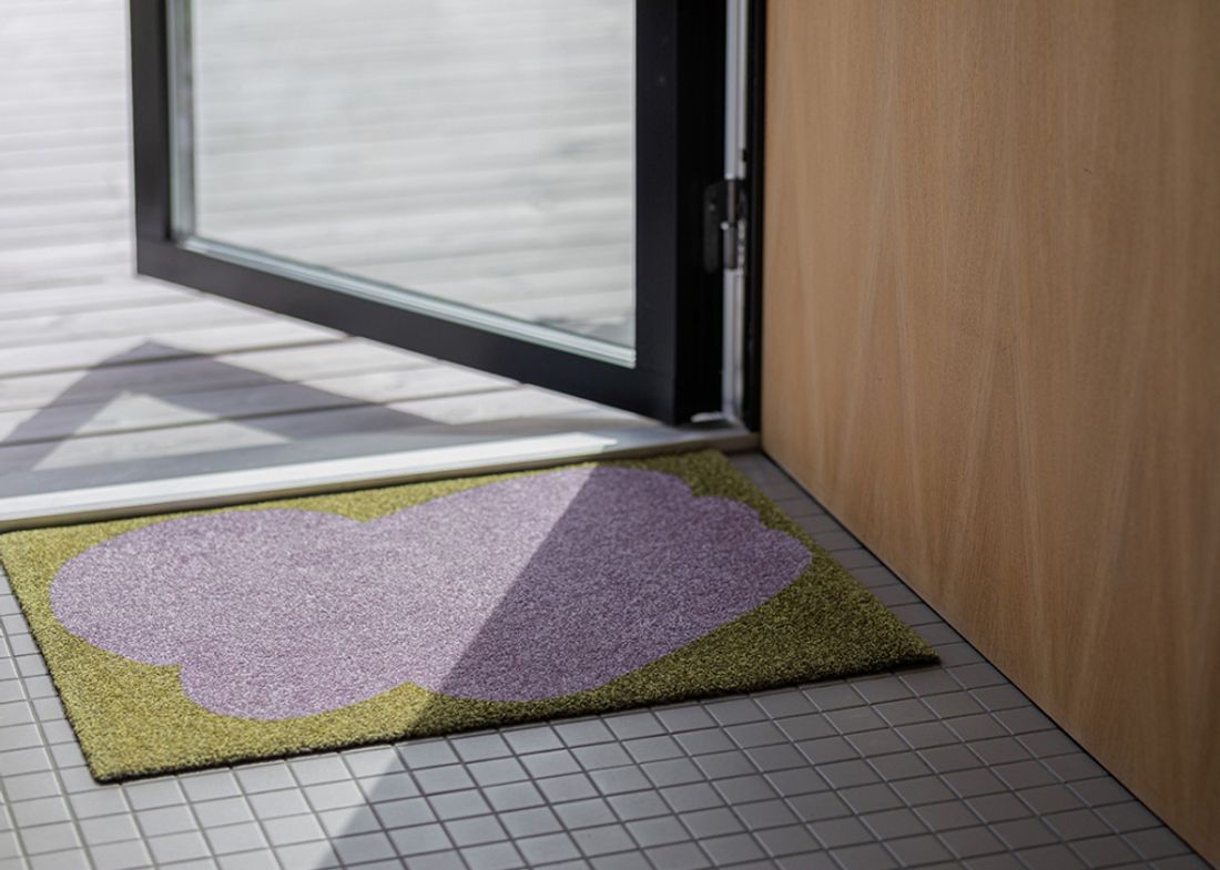 HEYMAT 58 x 81 X Sight Unseen Lilac Door Mat Dørmatte teppe