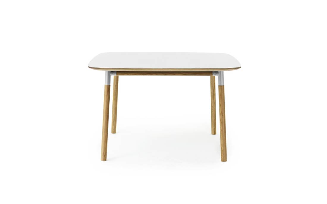 Normann Copenhagen Form Dining Table 120 x 120 White Oak, Eik