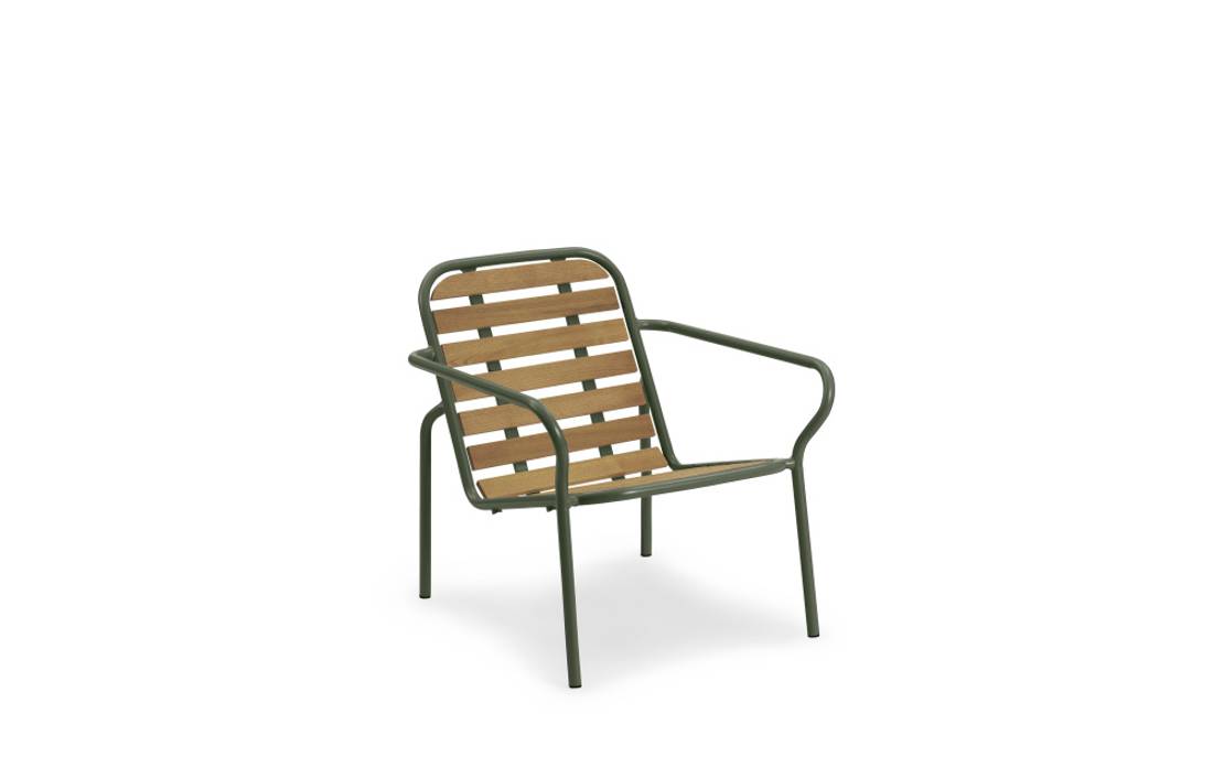 Normann Copenhagen Vig Lounge Chair Robinia Dark Green, Grnn