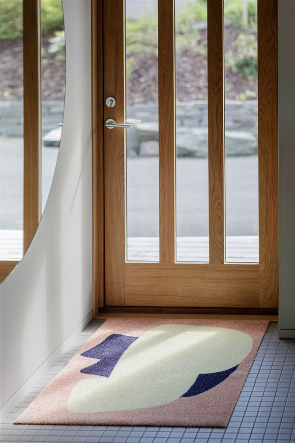 HEYMAT 81 x 122 X Sight Unseen Peach Door Mat Dørmatte teppe