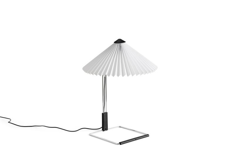 Hay  Matin Table Lamp Mirror base 300 White Hvit bordlampe