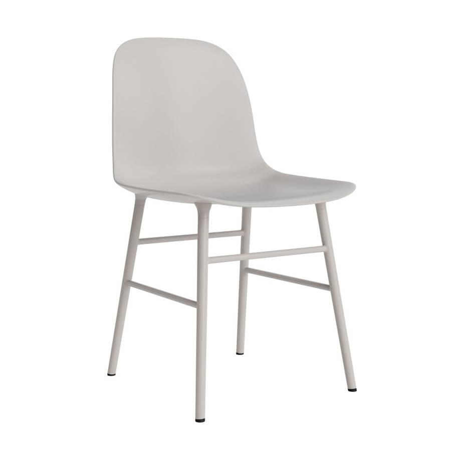 Normann Copenhagen Form Chair Steel Warm Grey Warm Grey Stol