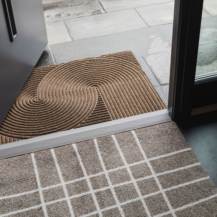 HEYMAT 85 x 115 Hand Travertine Door Mat Dørmatte teppe