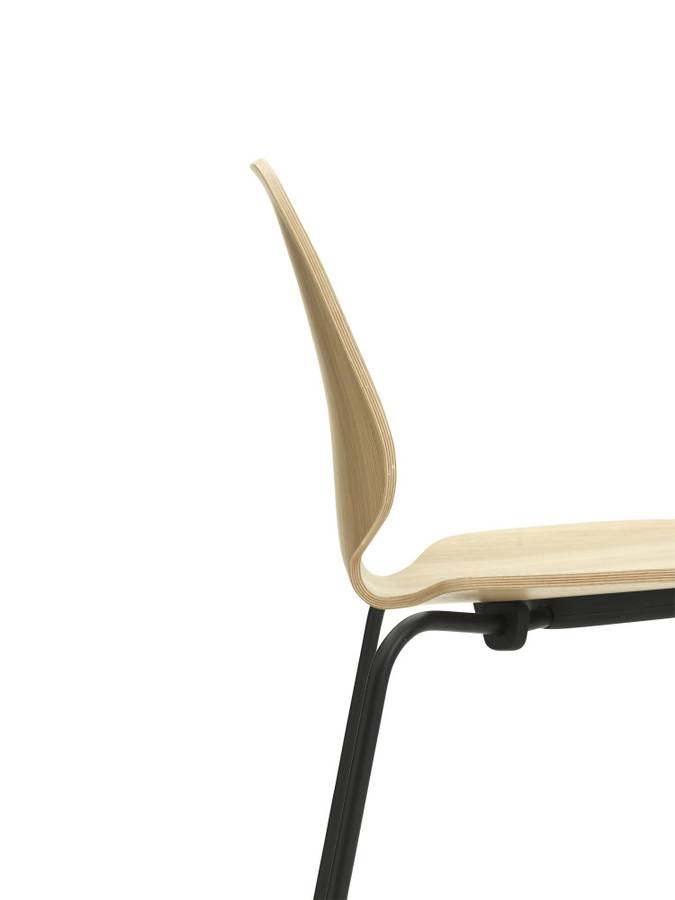 Normann Copenhagen My Chair Oak Spisestol stol Black Steel