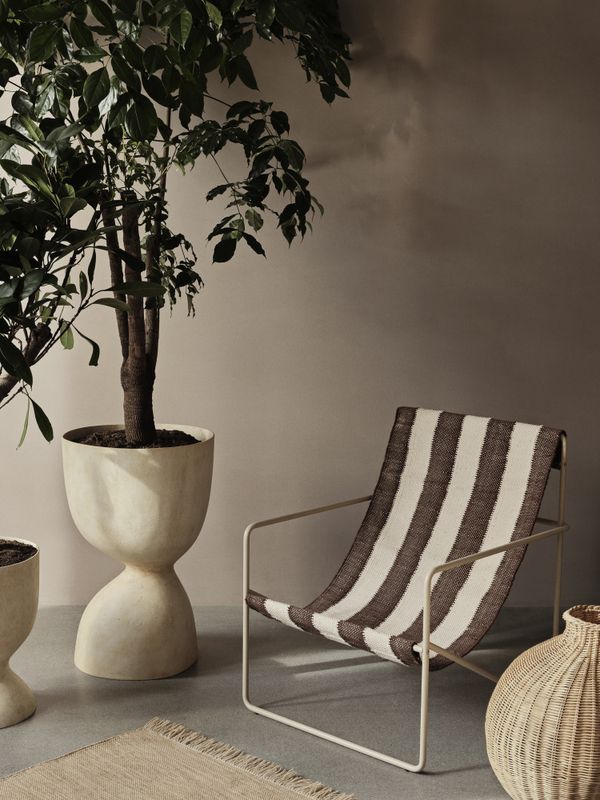 Ferm Living Evoke Pot H 70 Warm Sand Blomsterpotte Plantekasse