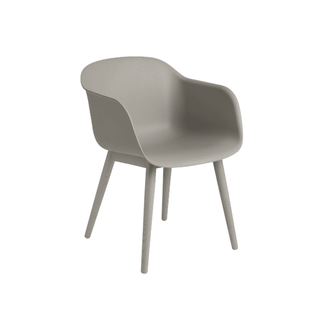 Hovedbilde Muuto Fiber Armchair Wood ...