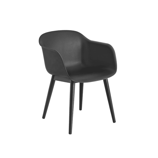 Hovedbilde Muuto  Fiber Armchair Wood ...