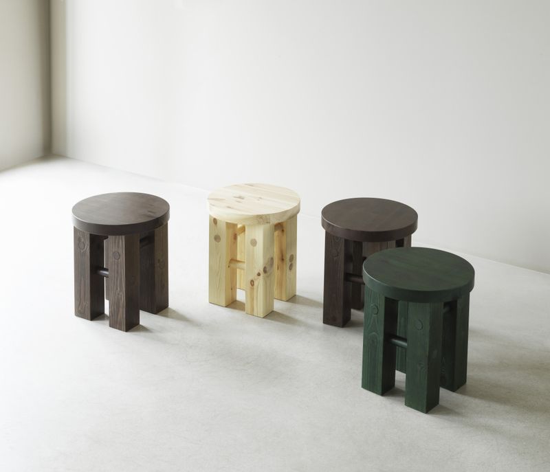 Normann Copenhagen Fyr stool, Pine