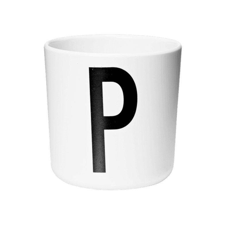 Design Letters Melamine Kopp A-Z