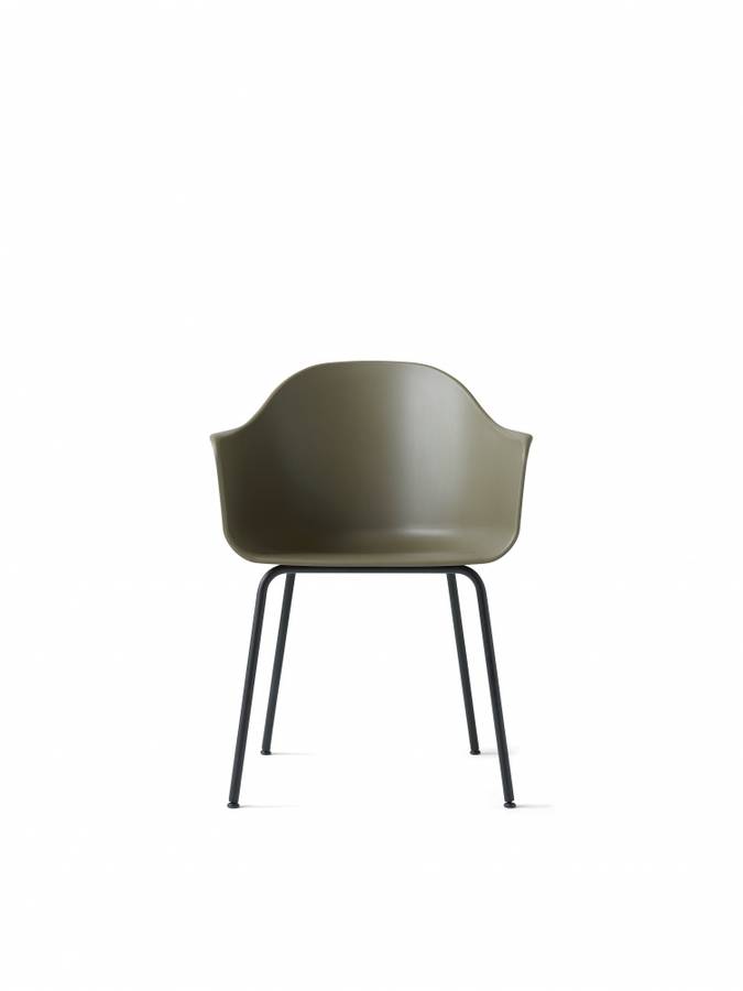Audo Copenhagen Harbour Dining Chair, Black Steel base Spisestol