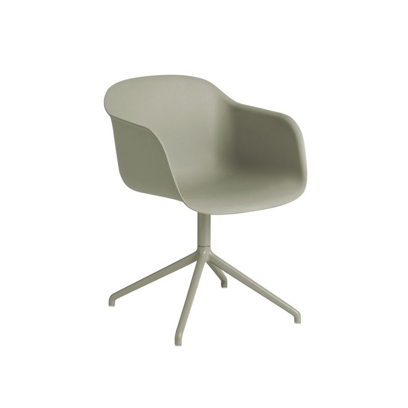 Muuto Swivel Base Fiber Armchair Spisestol med armlener