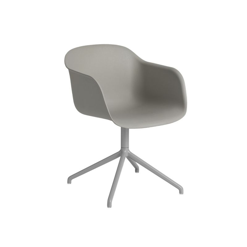 Muuto Swivel Base Fiber Armchair Spisestol med armlener