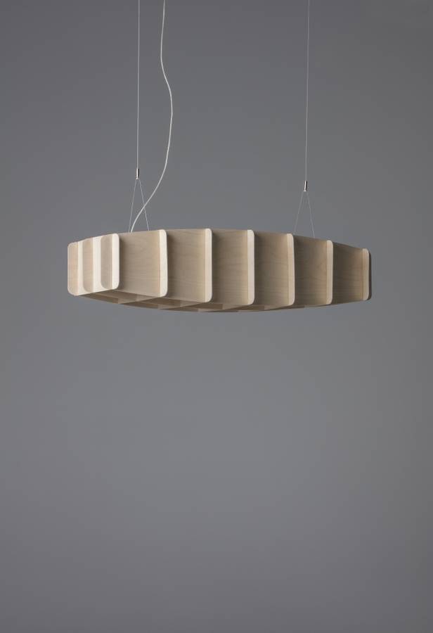 Pilke Ristikko 95 pendant Lamp Birch, Bjørk Taklampe Pendel