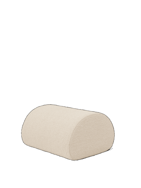 Ferm Living Rouli Pouf Pure Bouclé Off-white Puff stol