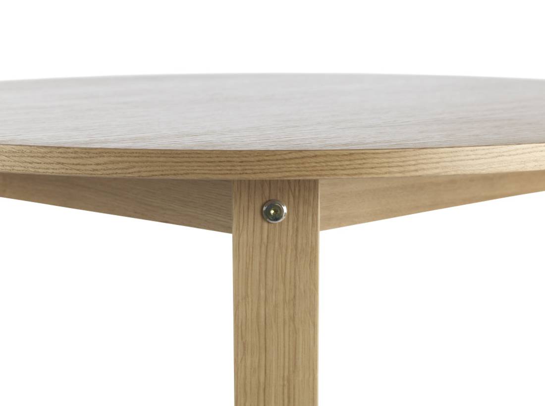 Normann Copenhagen Slice Dining Table Vol.2 Ø 95 cm Oak, Eik