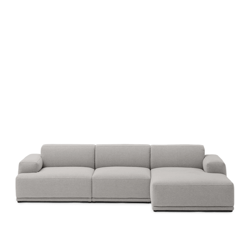 Muuto Connect soft modular sofa 3 seater config 2 Clay 12, Modul sofa 3 seter