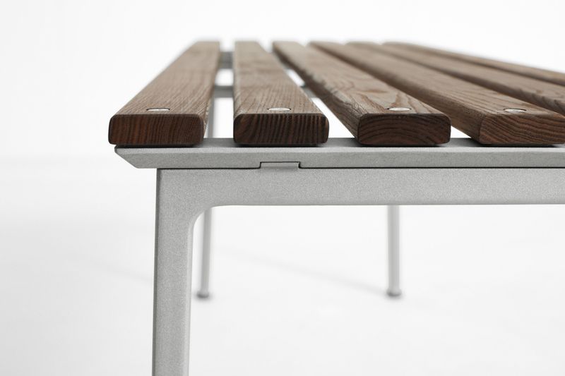HAY Traverse Bench Heat treated oiled ash, Ask Benk utebenk