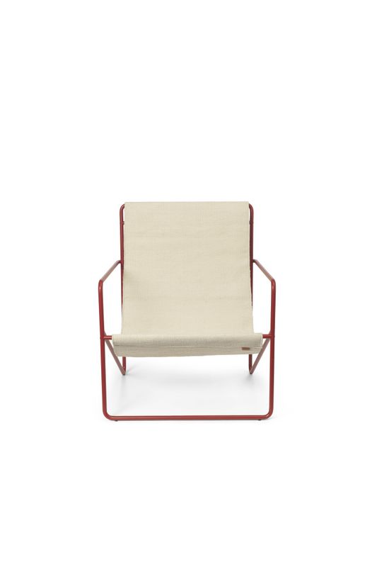 Ferm Living Desert Lounge Chair Poppy Red Cloud, Loungestol