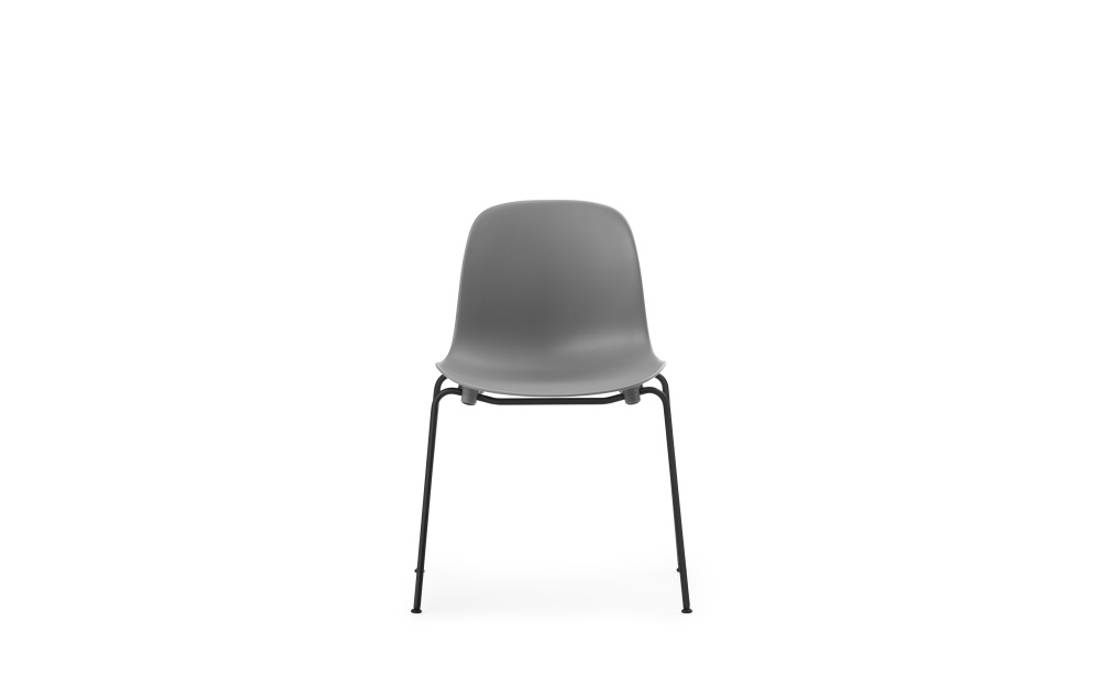 Normann Copenhagen Form Chair Stacking Steel Grey Black Stol